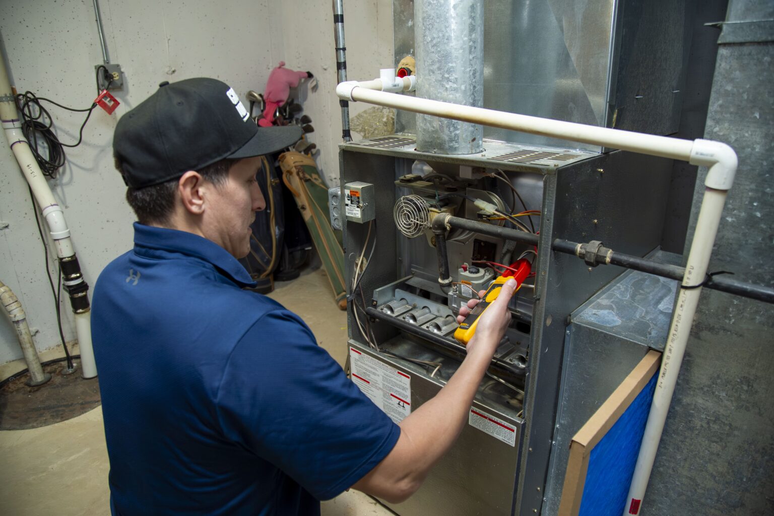 HVAC equipment installation