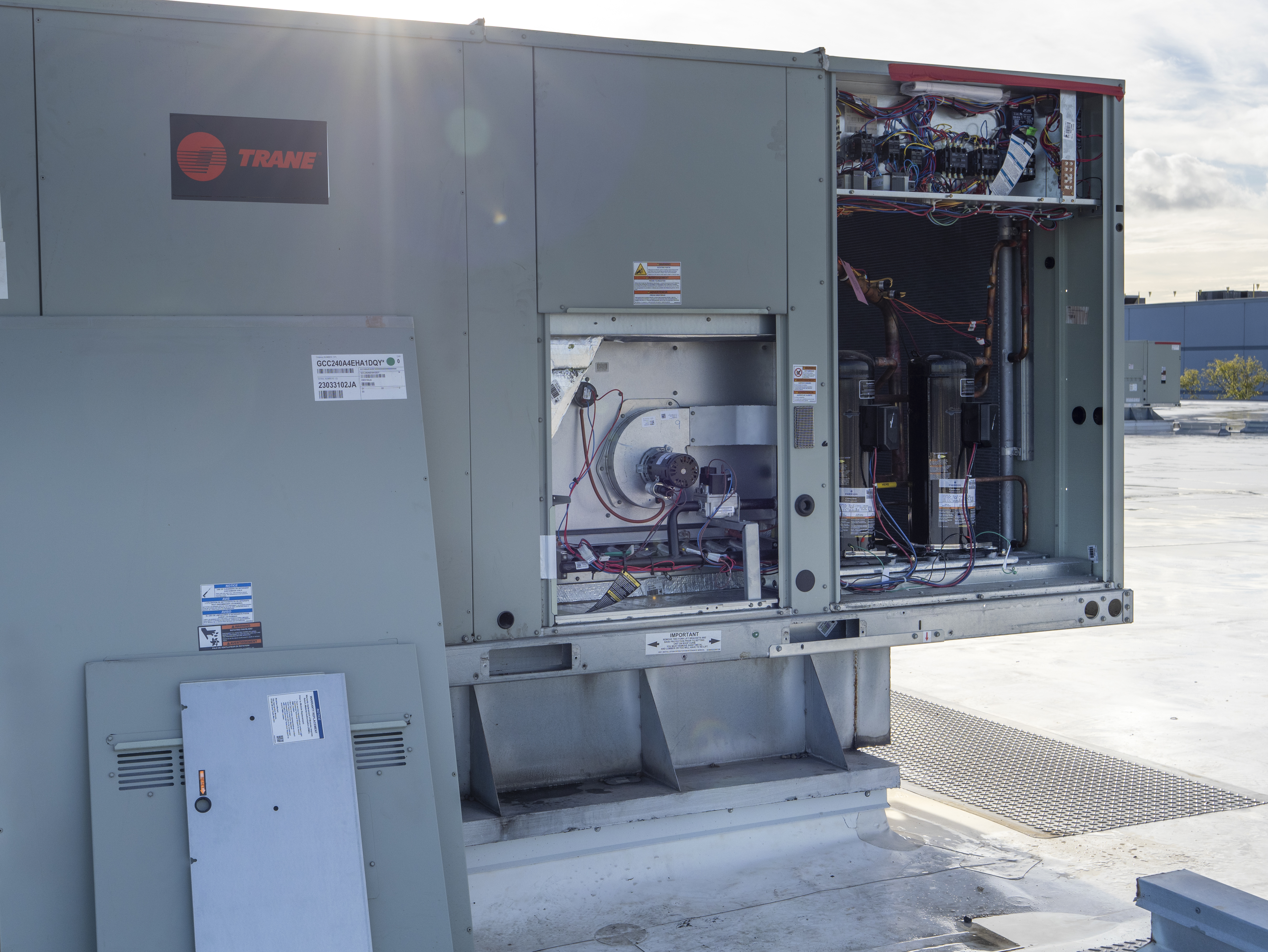 HVAC installation work