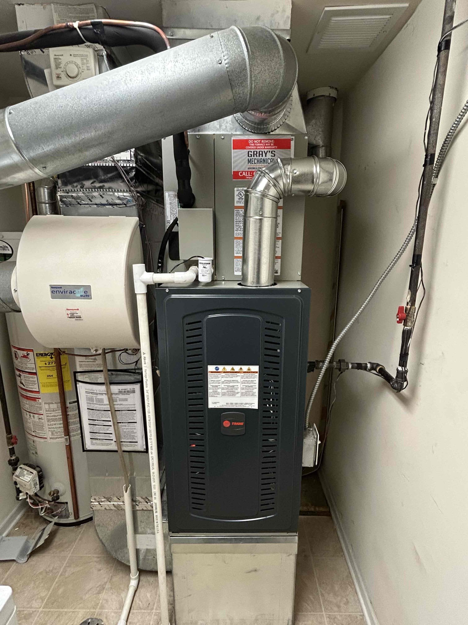 Heating system installation