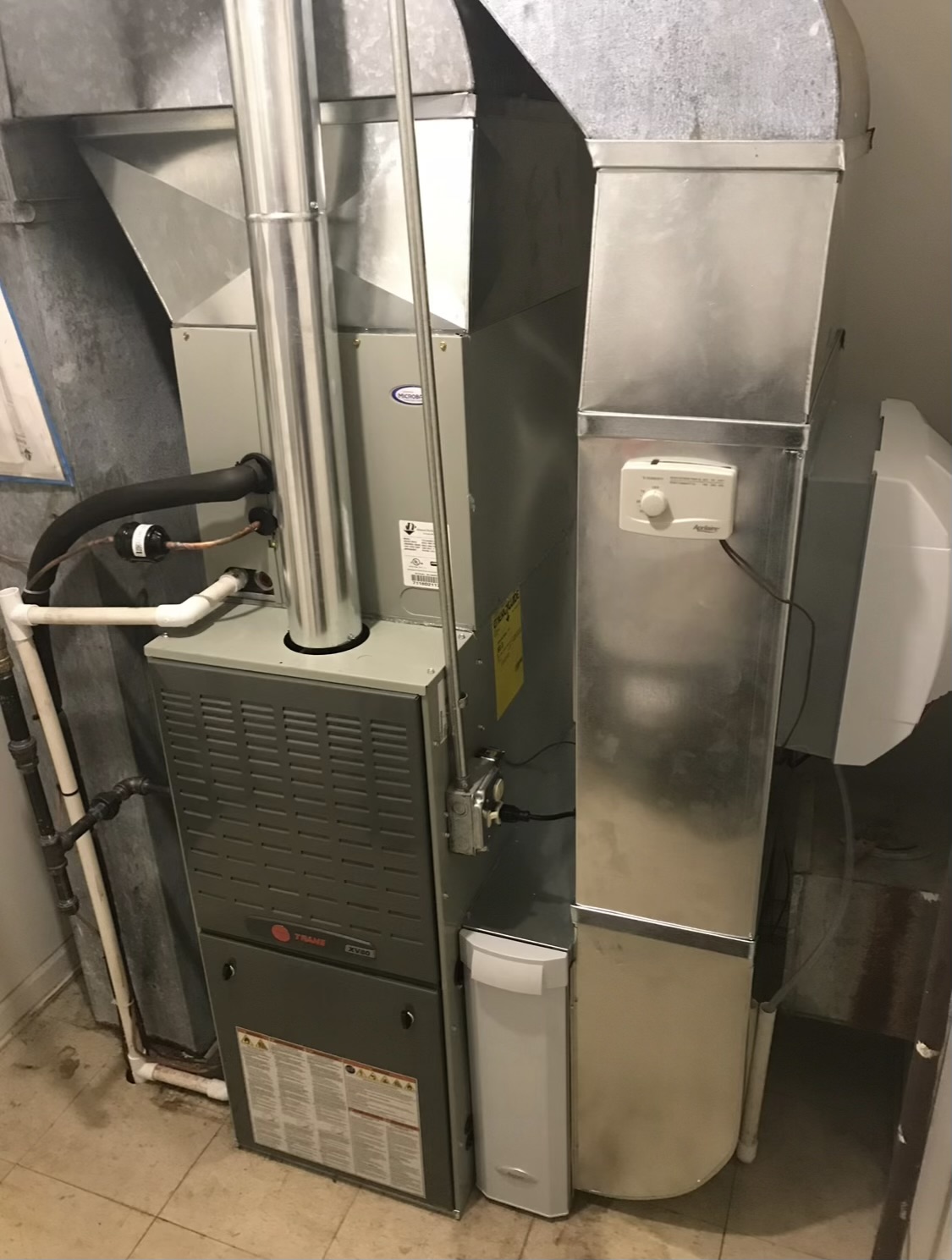 Residential furnace installation