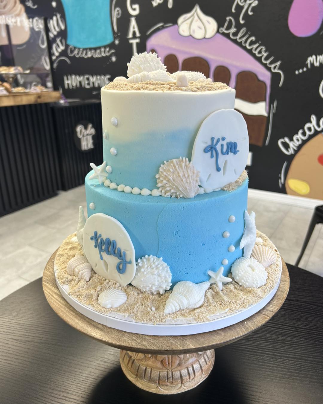 Florida Beach Wedding Cake