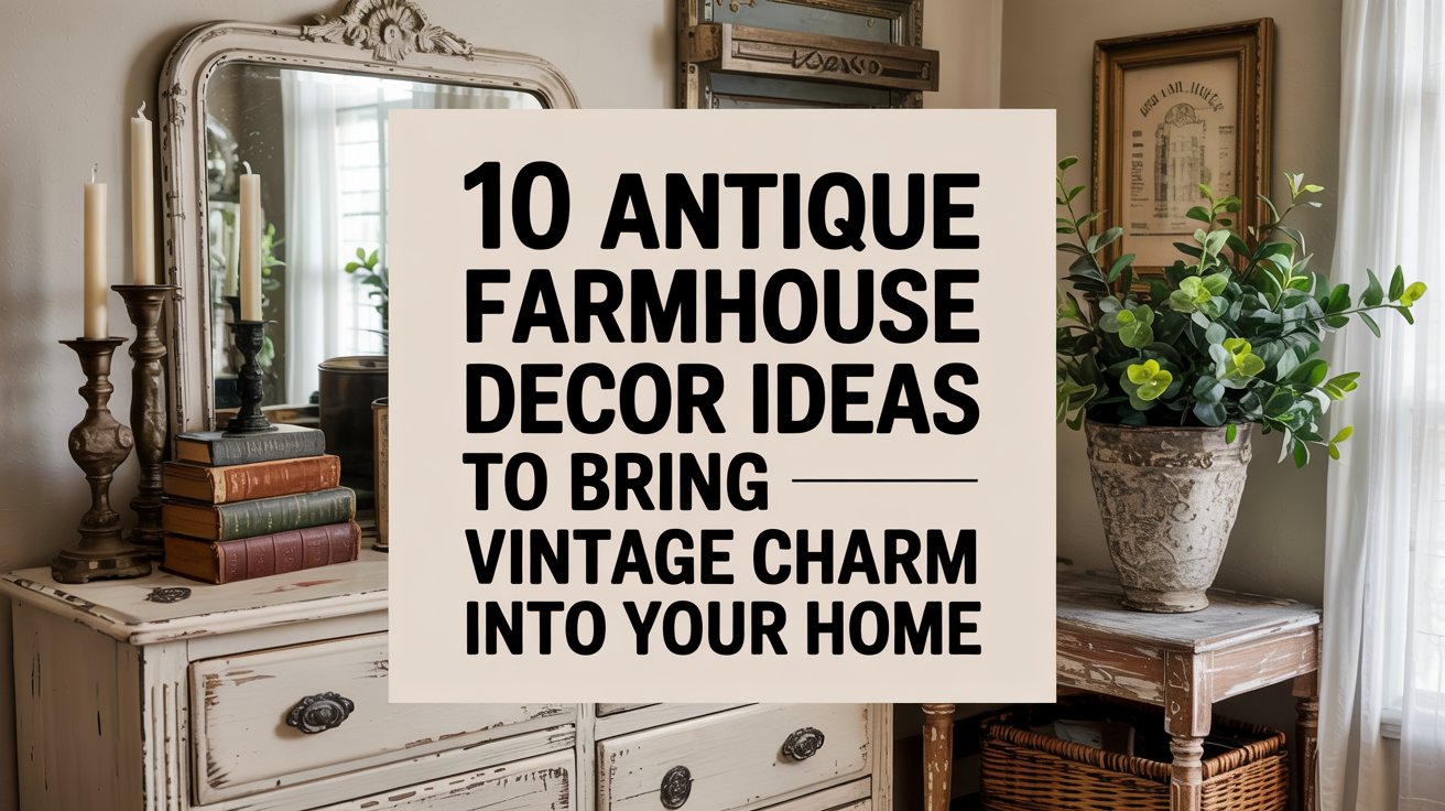 10 Antique Farmhouse Decor Ideas to Bring Vintage Charm Into Your Home