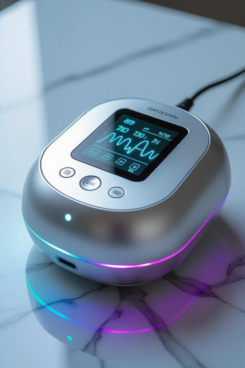 bioresonance therapy device in use bioresonance therapy device in use