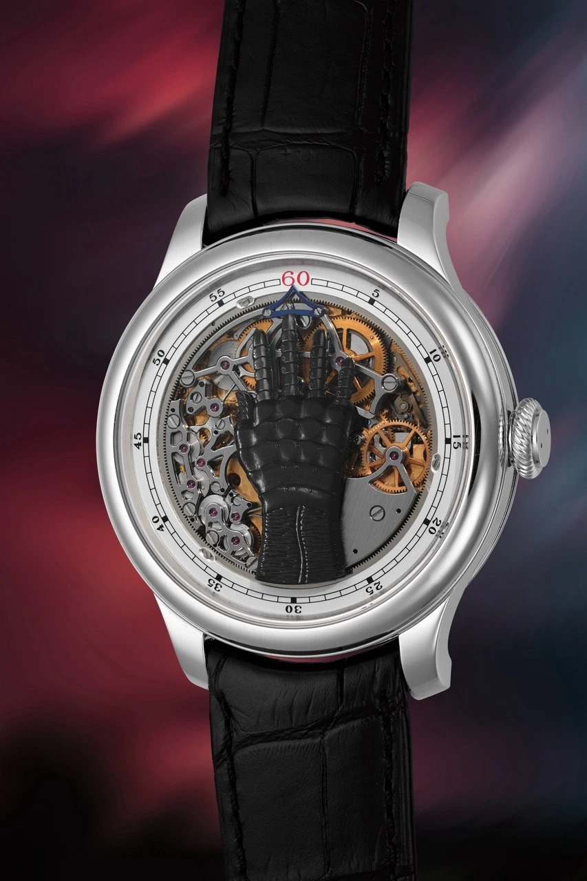 Display of important independent watchmaking pieces at Phillips New York Watch Auction XIII