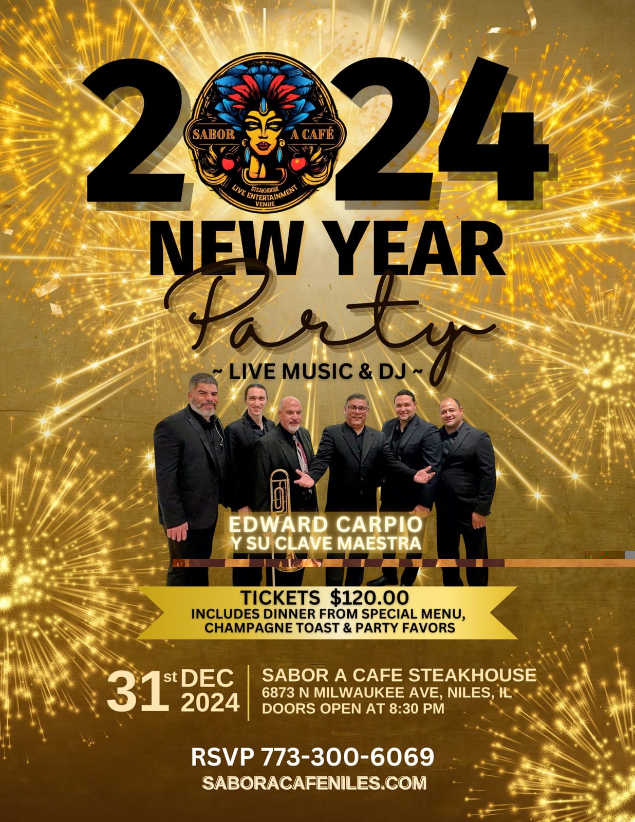 2025 New Year’s Eve Party Ticket