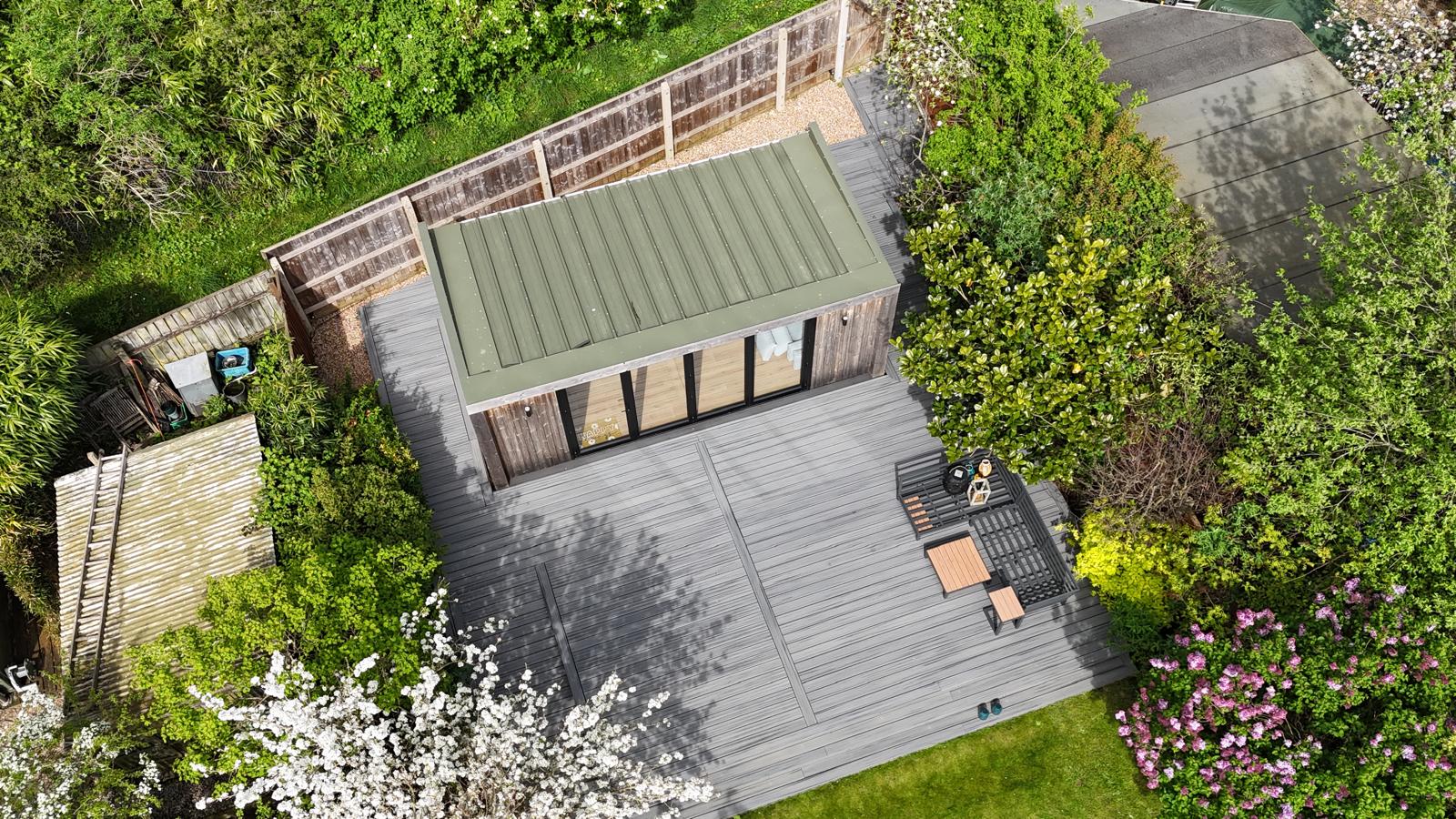 Trex deck and Garden Room Trex deck and Garden Room