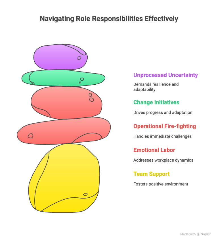 Change doesn’t replace workload. It stacks on top of it.