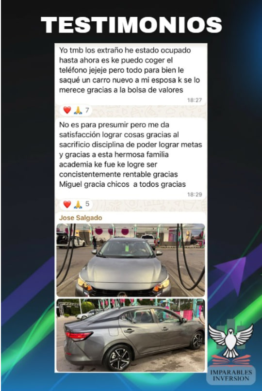 Testimonio de alumno con su nuevo carro
