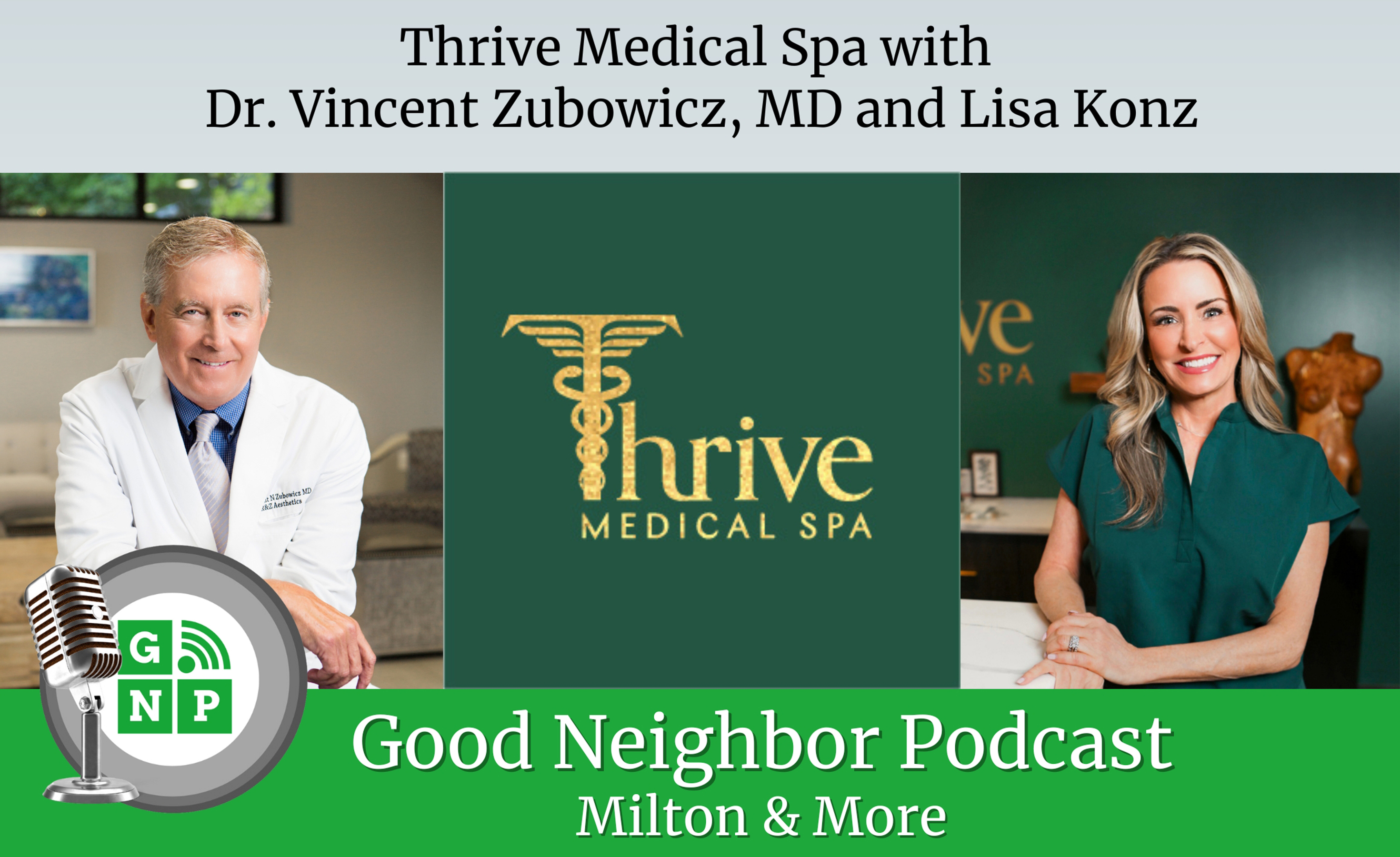 EP #148: Thrive Medical Spa with Dr. Vincent Zubowicz, MD and Lisa Konz