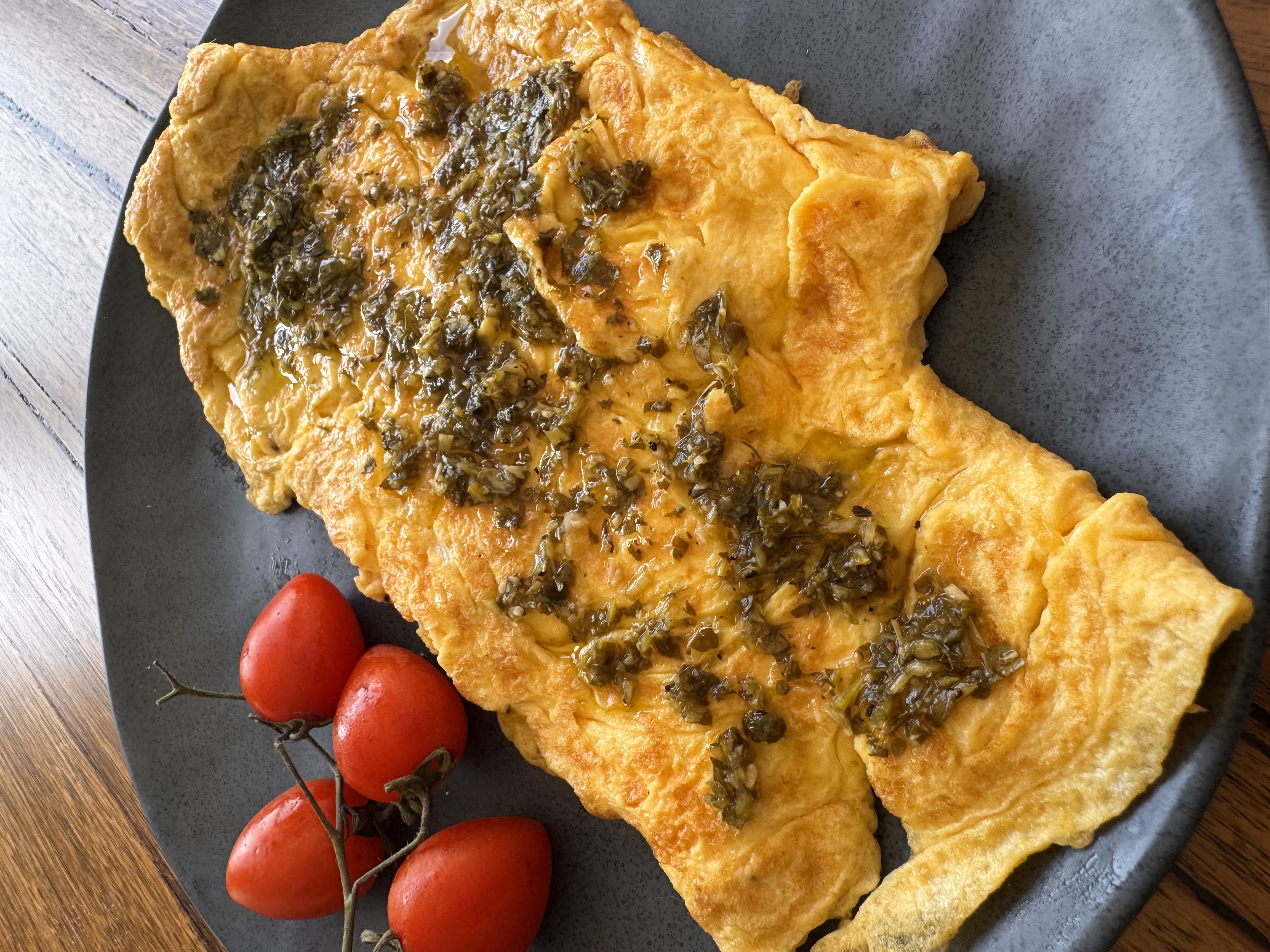 Chimichurri Omelette Eggs