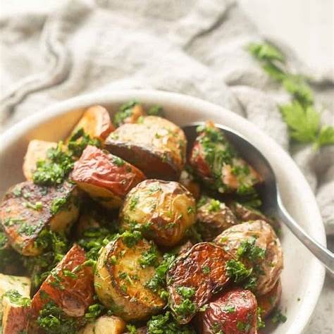 Best easy roasted vegetables with chimichurri marinade