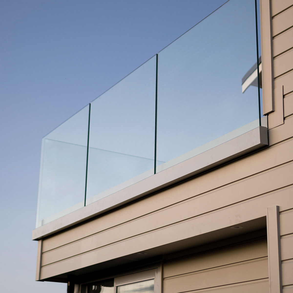 Channel-Fixed Glass Balustrades