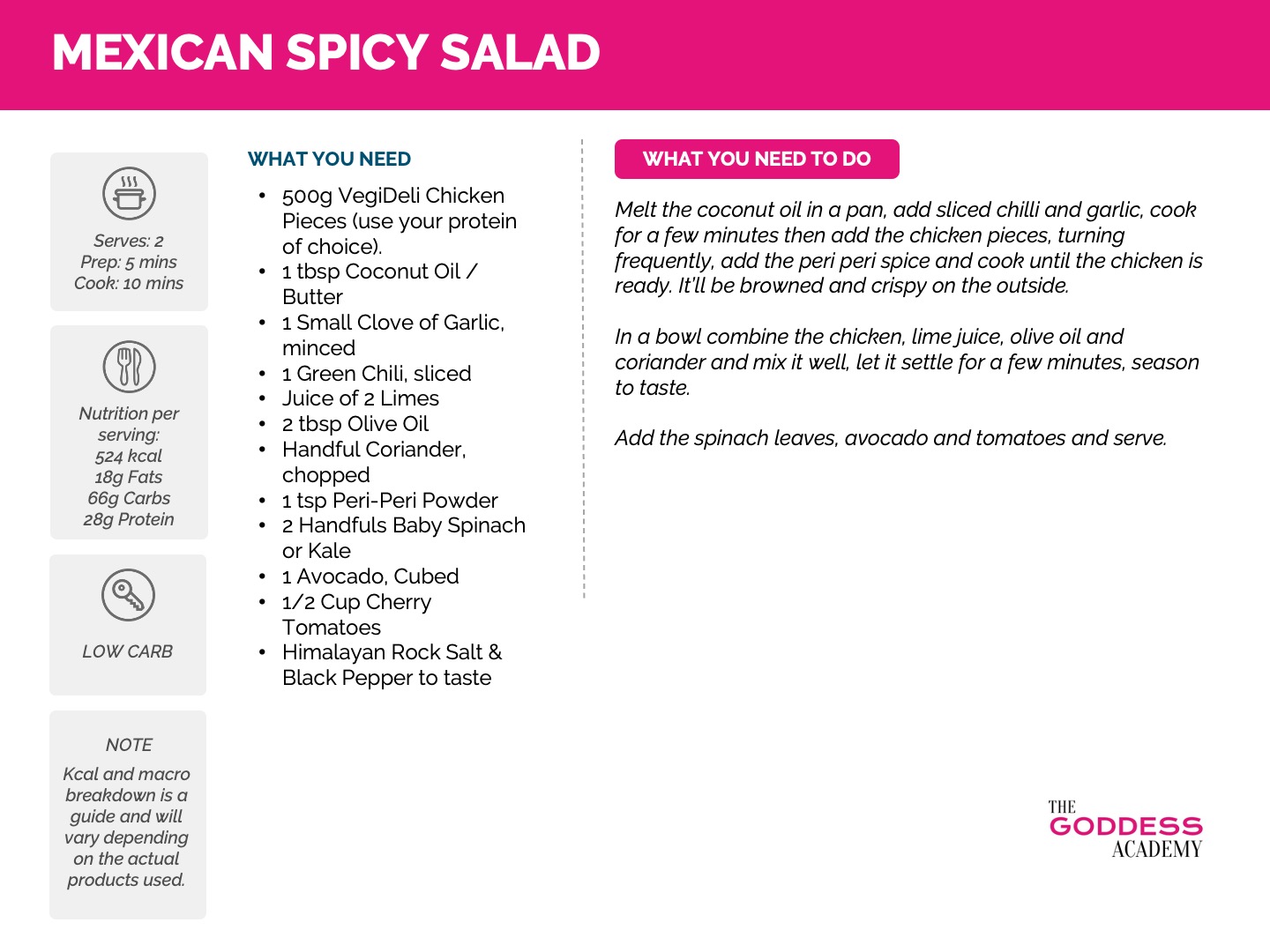 Mexican Spicy Salad Recipe