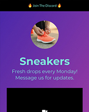 Link Tree Bio - Sneakers