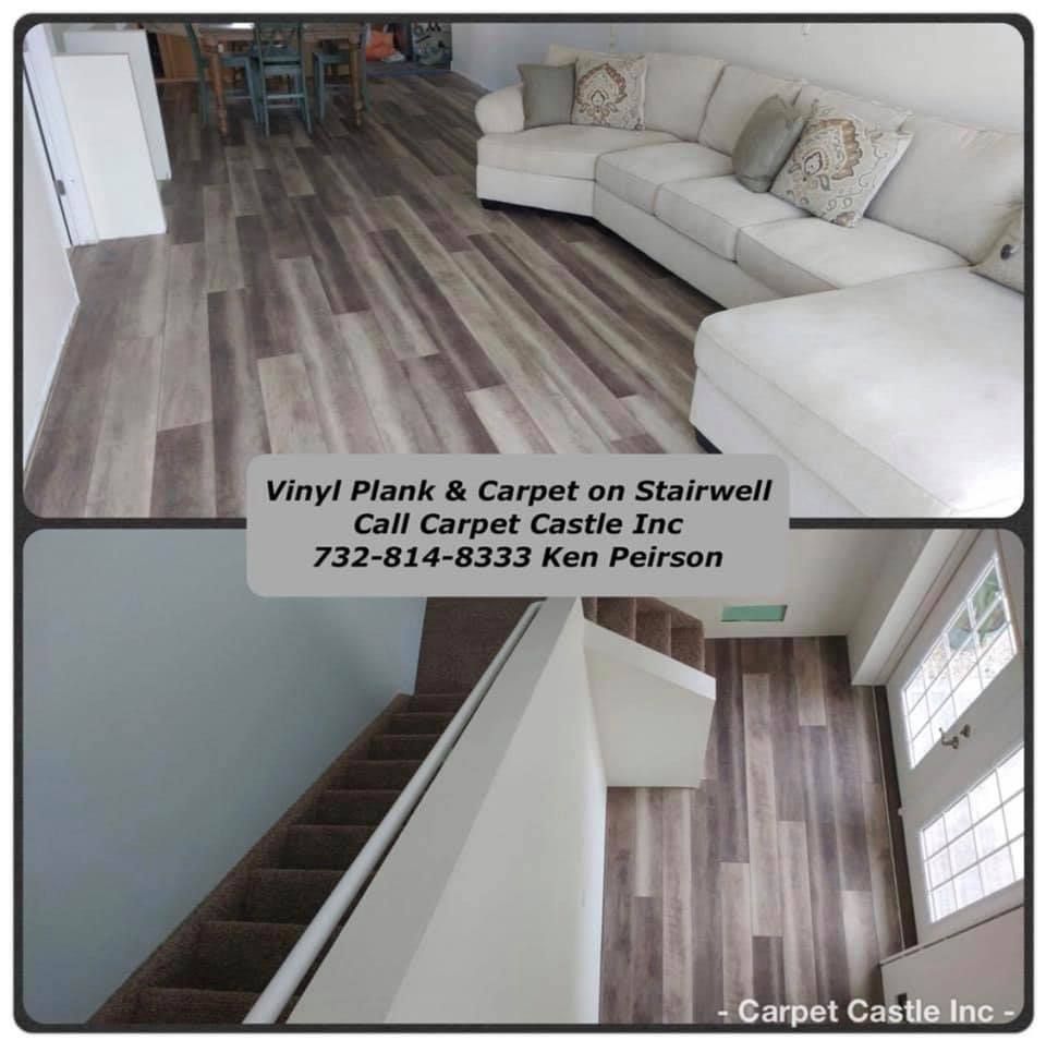 Brick-look tile installation for rustic outdoor steps