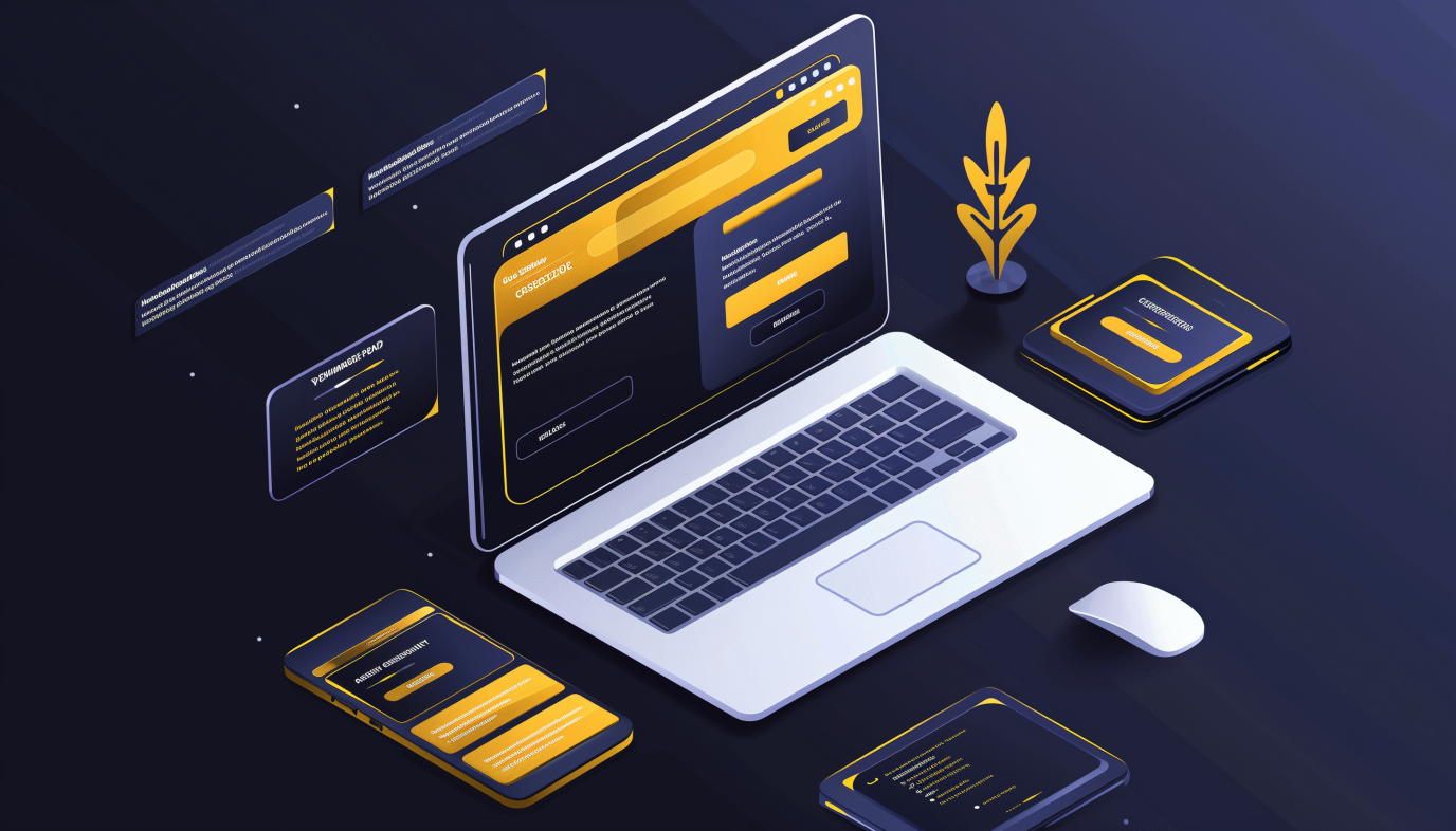 Review Scraper AI dashboard creating a respectful response to a customer review with branded gold and navy colors