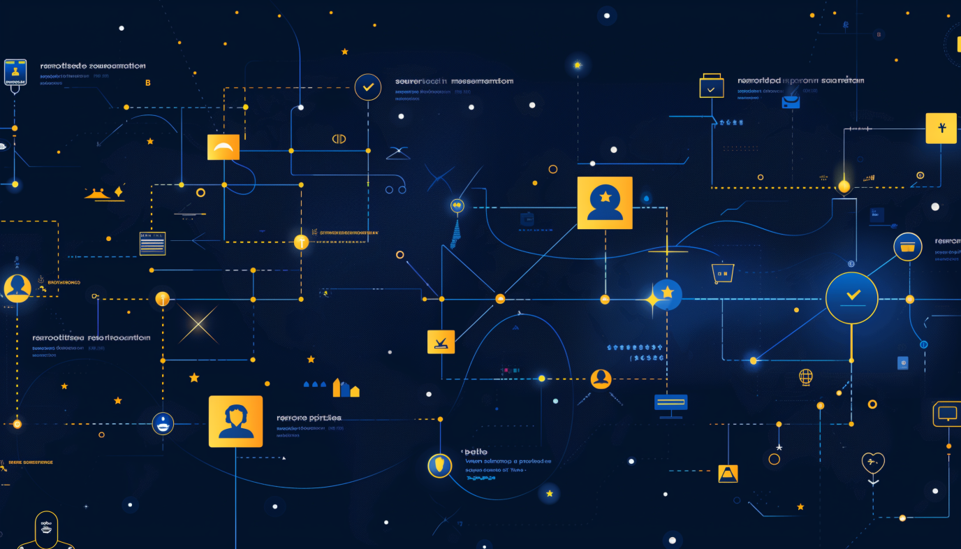 Multiple businesses sharing 5-star review success stories visualized with Review Scraper branding and connection lines