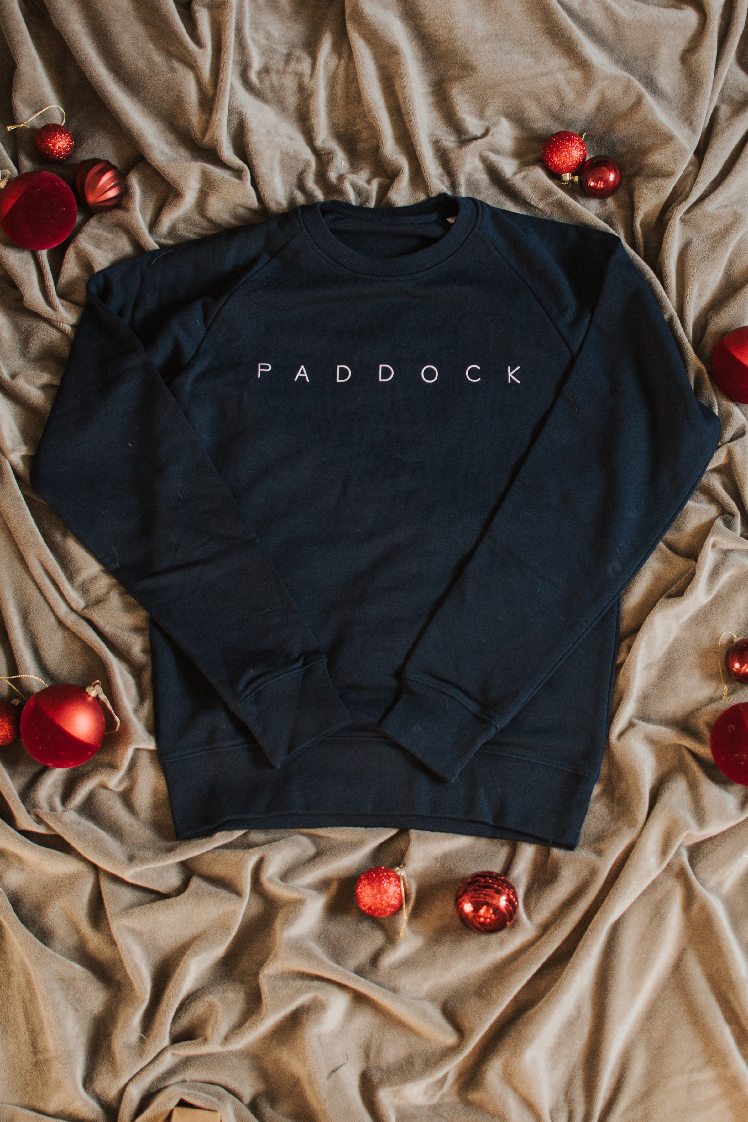 paddock apparel navy sweatshirt