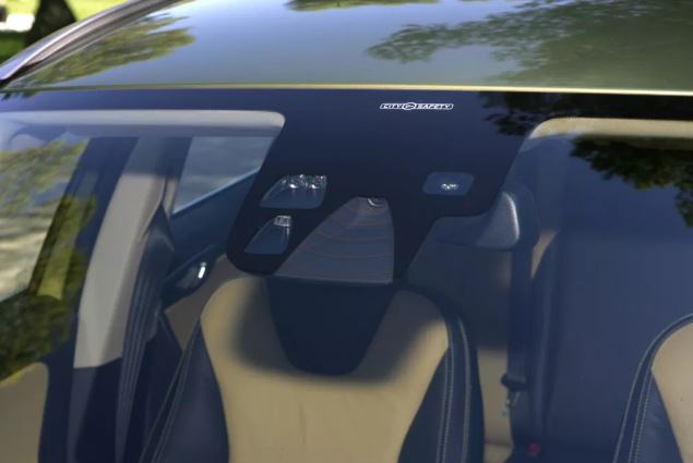 ADAS camera behind windshield for lane and collision detection ADAS camera behind windshield for lane and collision detection