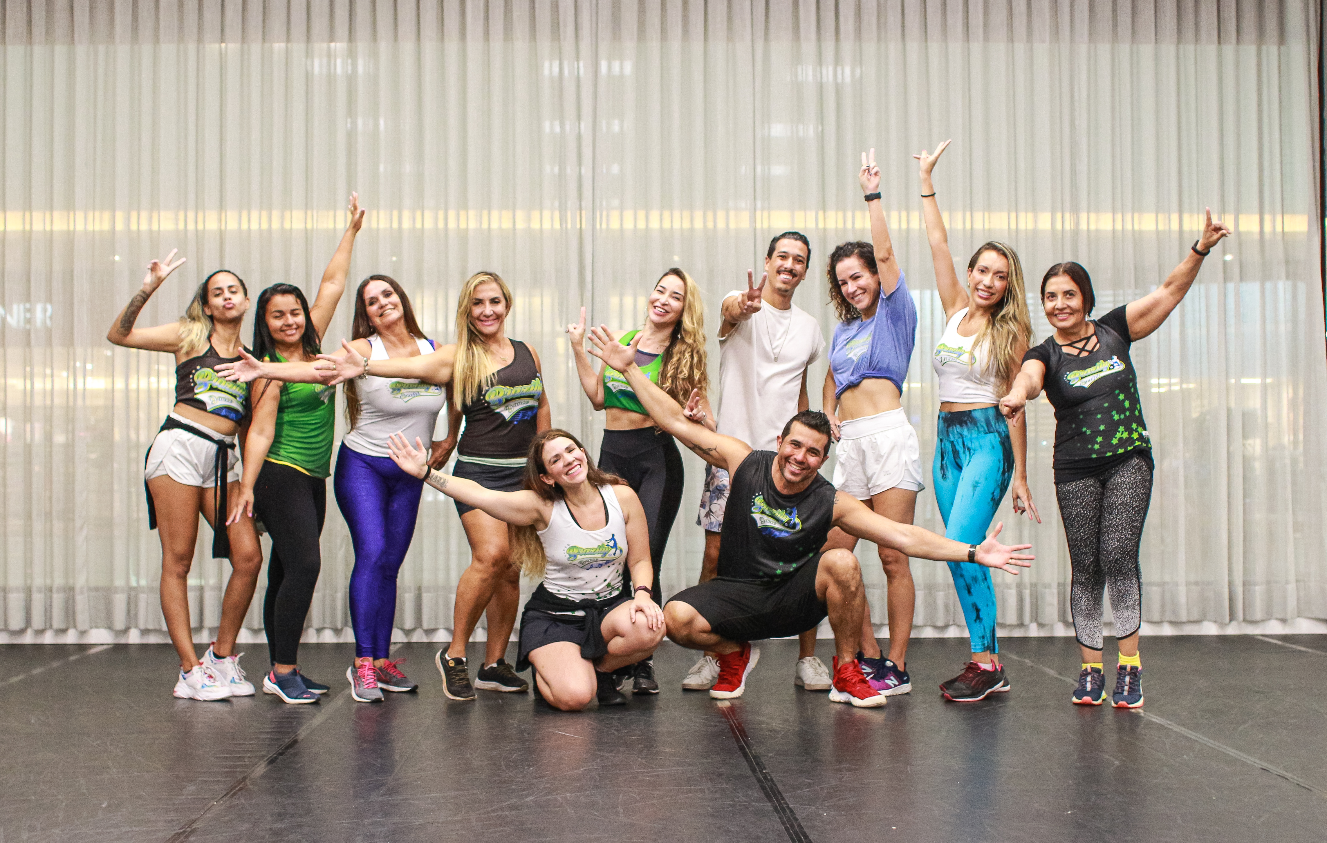 Happy people in Brazily Dance class