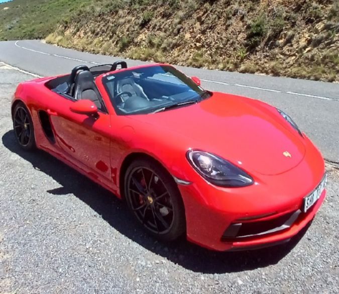 2019 Porsche Boxster GTS convertible in white