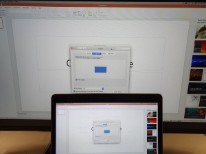 Mirroring as it appears on a Mac Mirroring as it appears on a Mac