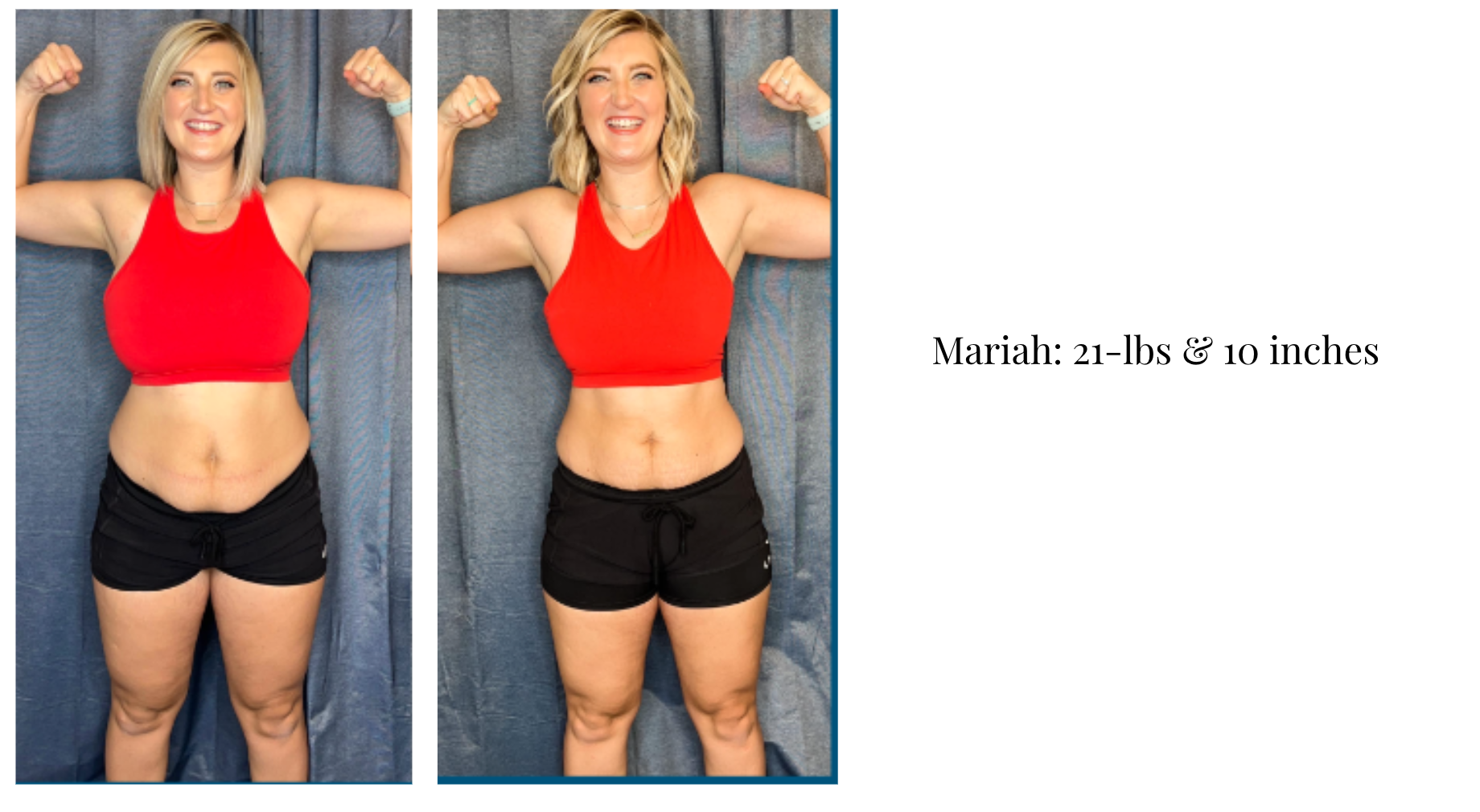 Mariah lost 21 pounds and 10 inches in six weeks following Tribe's three pillars