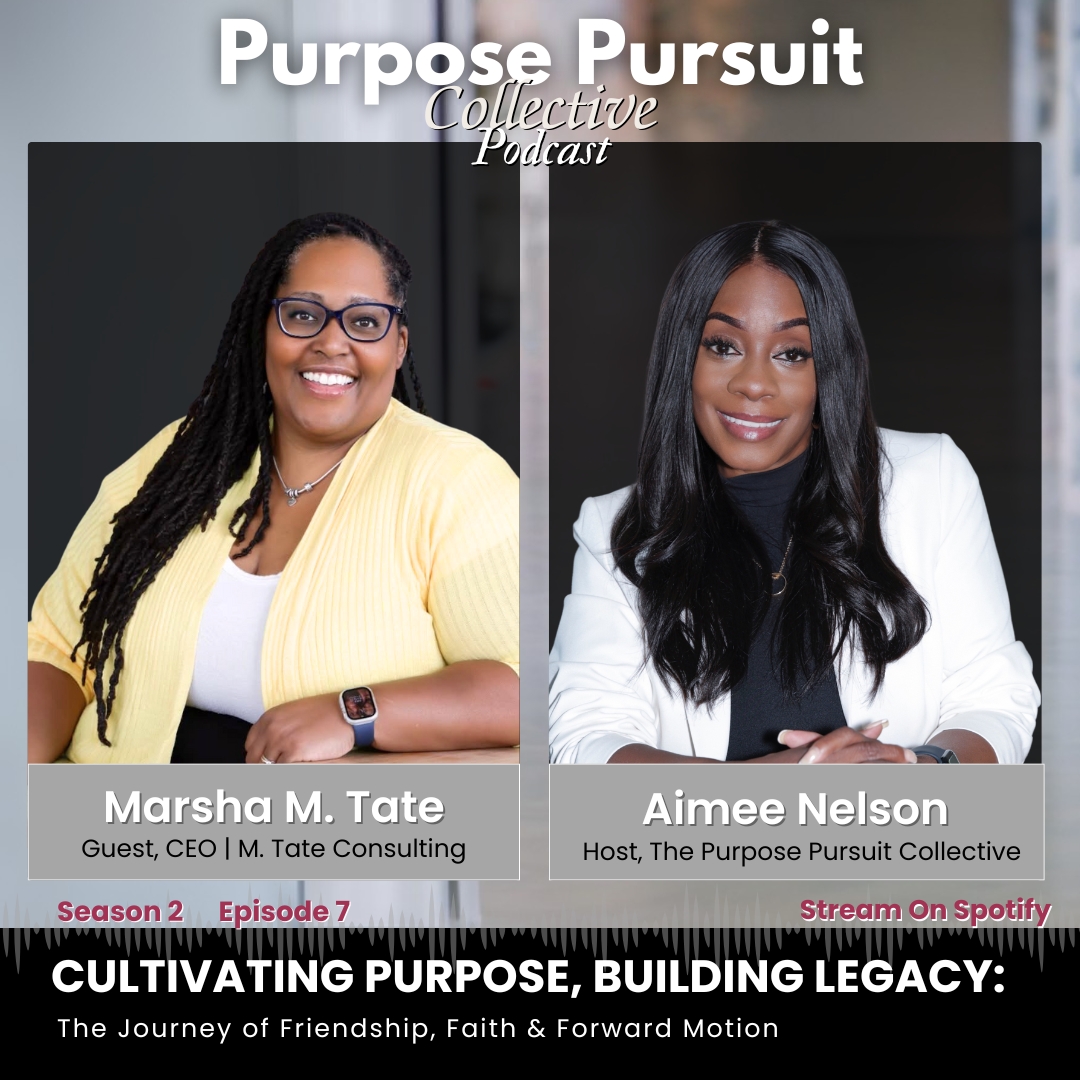 Podcast Announcement with image of Aimee Nelson and Marsha Tate Podcast Announcement with image of Aimee Nelson and Marsha Tate
