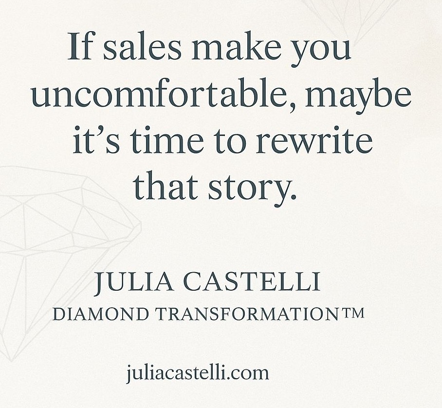 If sales makes you uncomfortable