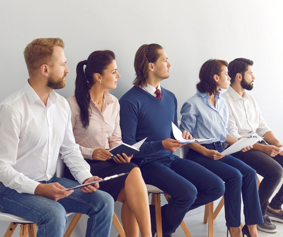 Human resources manager interviewing a candidate