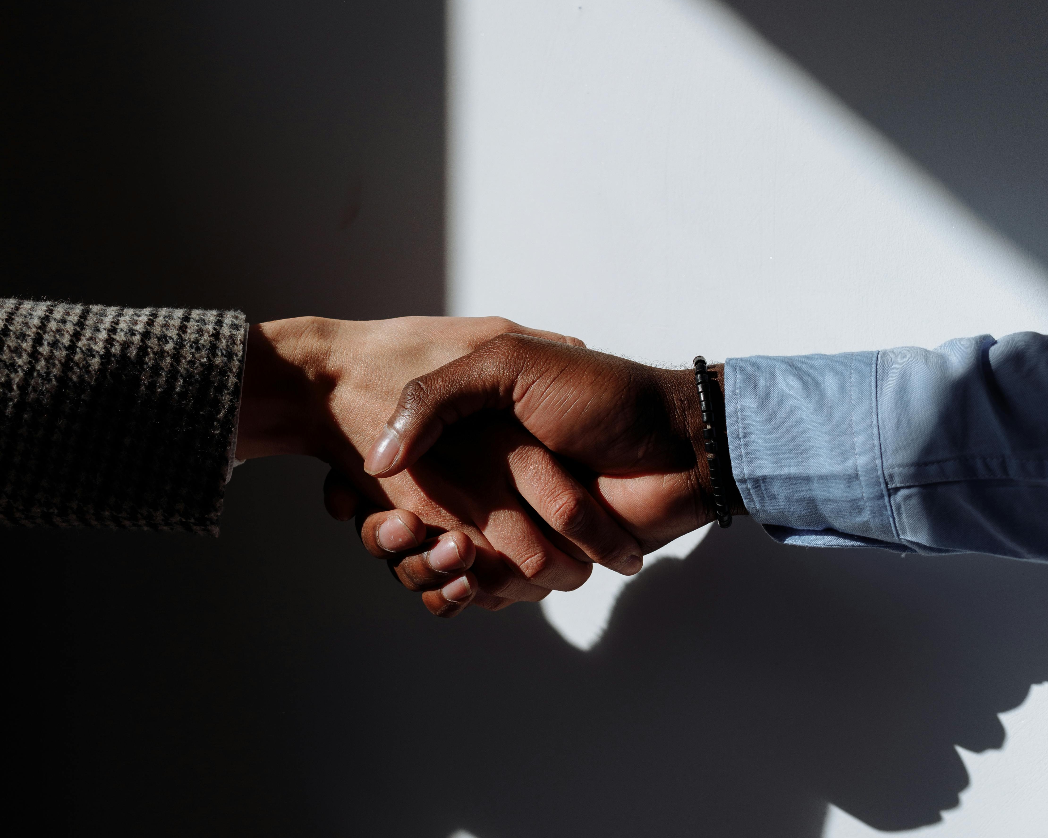 human handshake