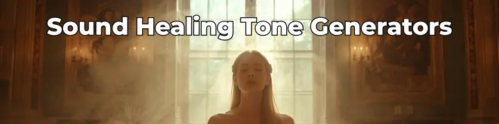 Sound Healing tone generators at the Bright Beings Academy