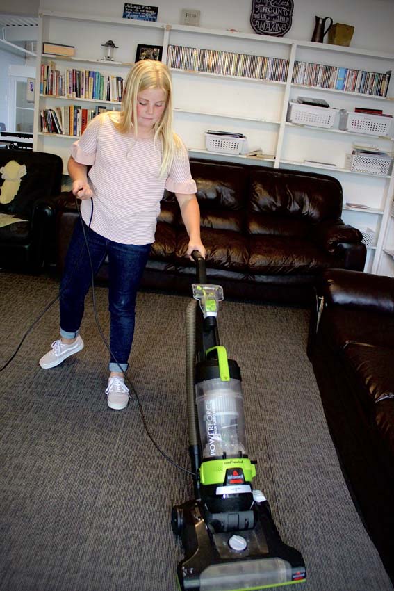 Life skills - vacuuming