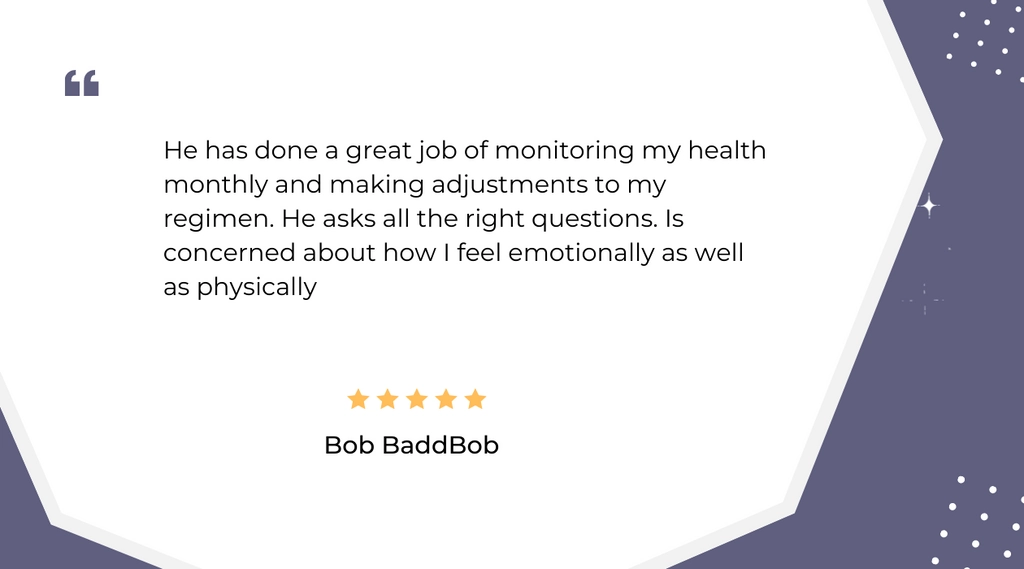 Bob Baddbob Testimony for MedPsych Integrated medication management