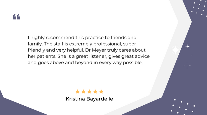 Kristina Bayardelle Testimonials for MedPsych Integrated Psychiatric Evaluations