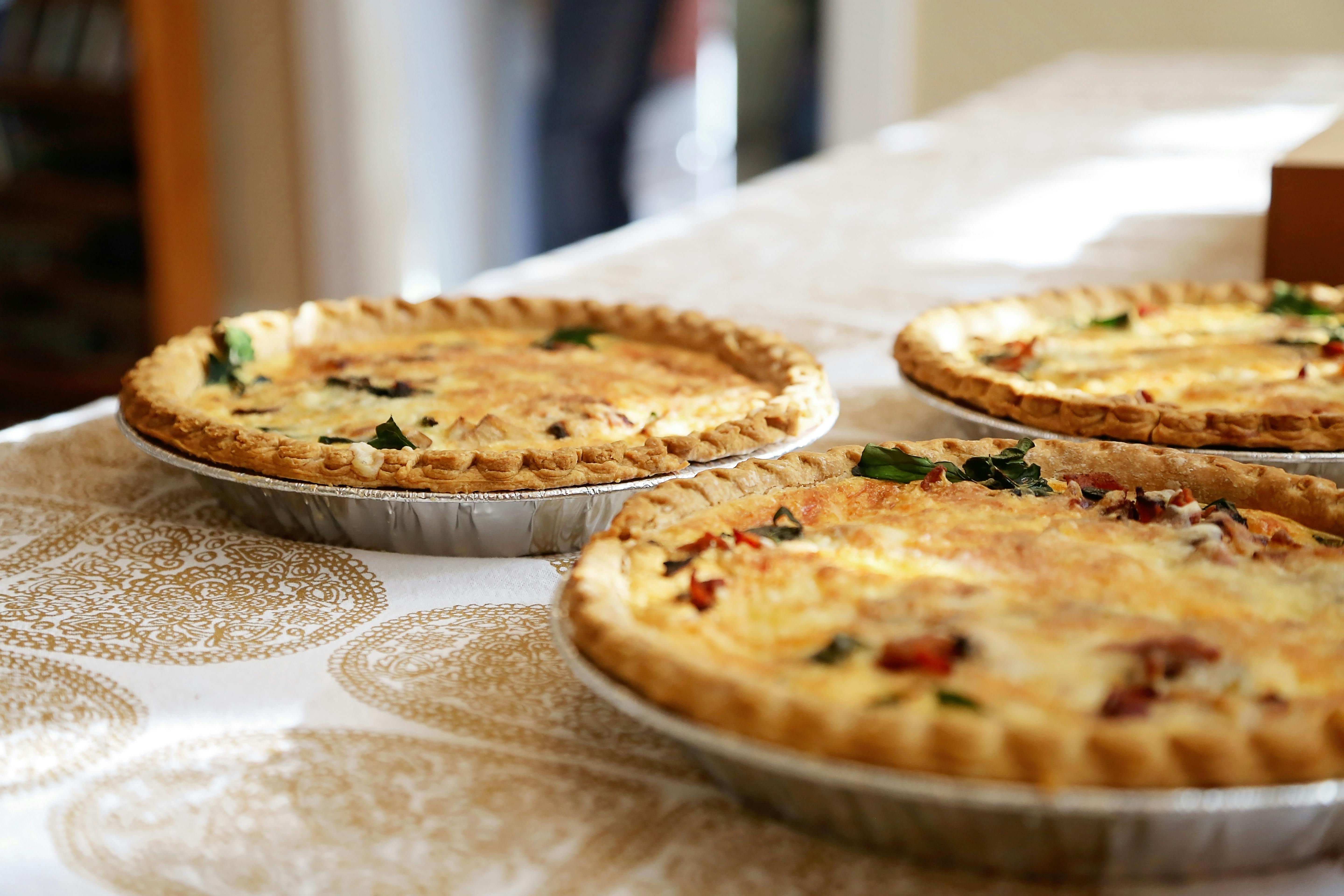 Making Quiche at home