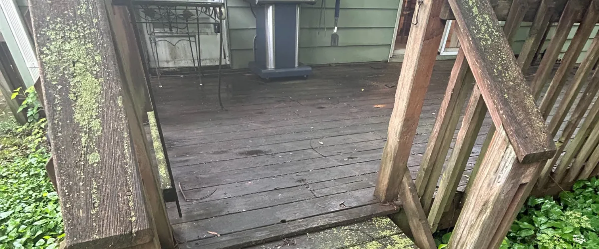 Deck after pressure washing done by Cavalry Cleaning Solutions Deck after pressure washing done by Cavalry Cleaning Solutions