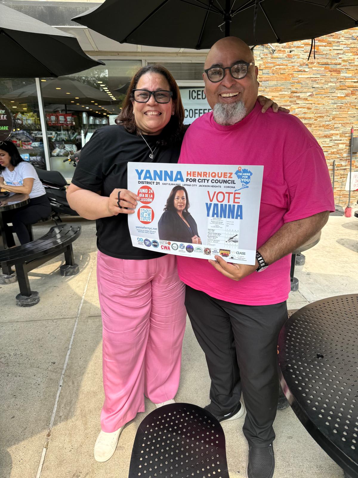 Mobilizing District 21! Yanna Henriquez’s campaign Day of Action brought together unions, volunteers & voters to fight for housing, schools, safety & climate justice ahead of the June 24 election.