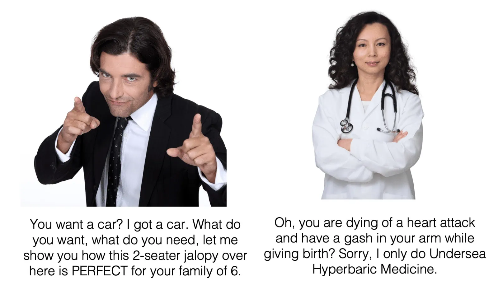 smarmy vs prescribing