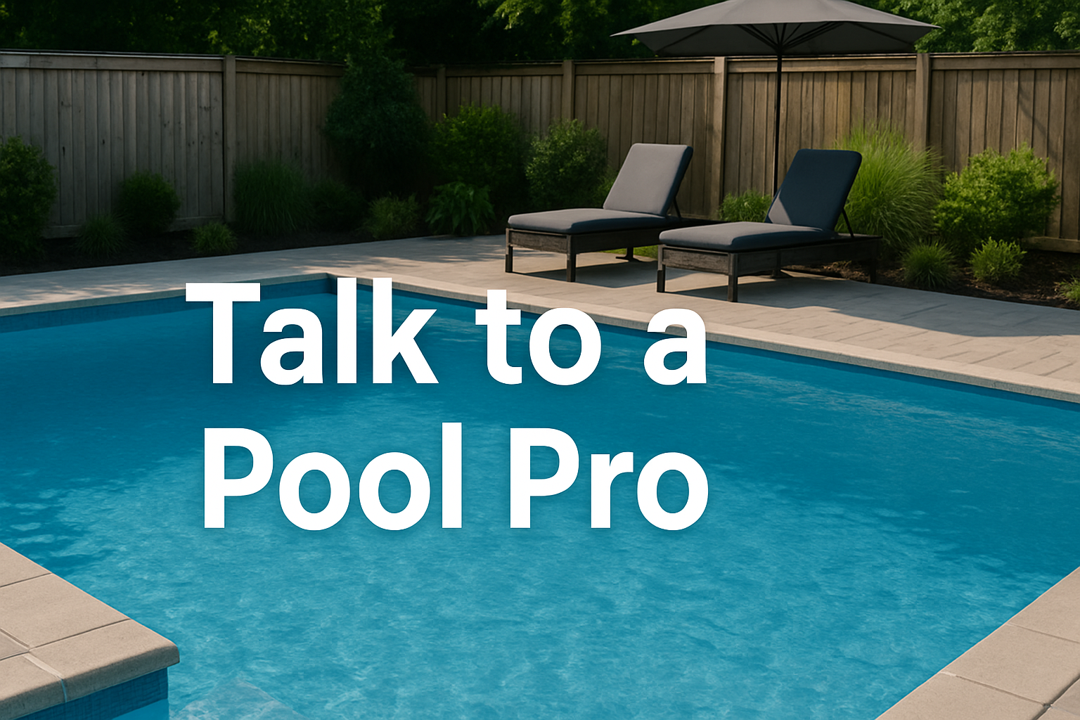 image of a cta to get viewers to schedule a meeting with a pool pro image of a cta to get viewers to schedule a meeting with a pool pro