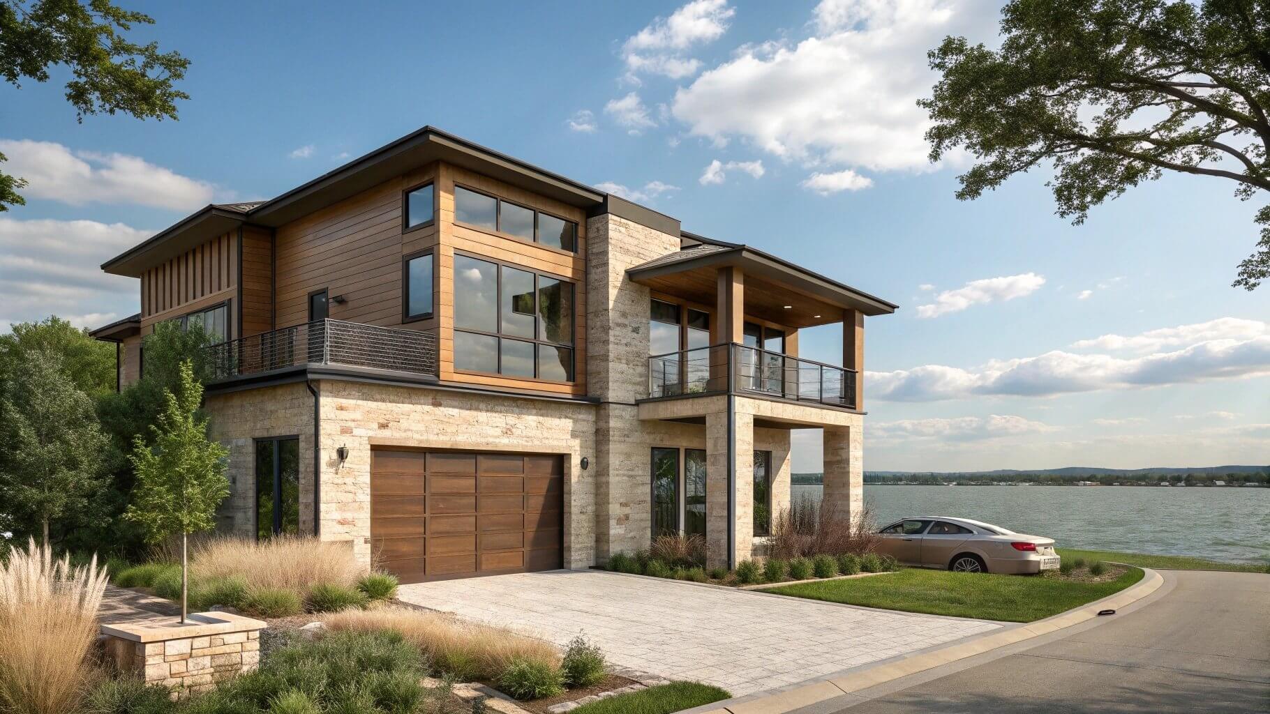 Lewisville modern homes