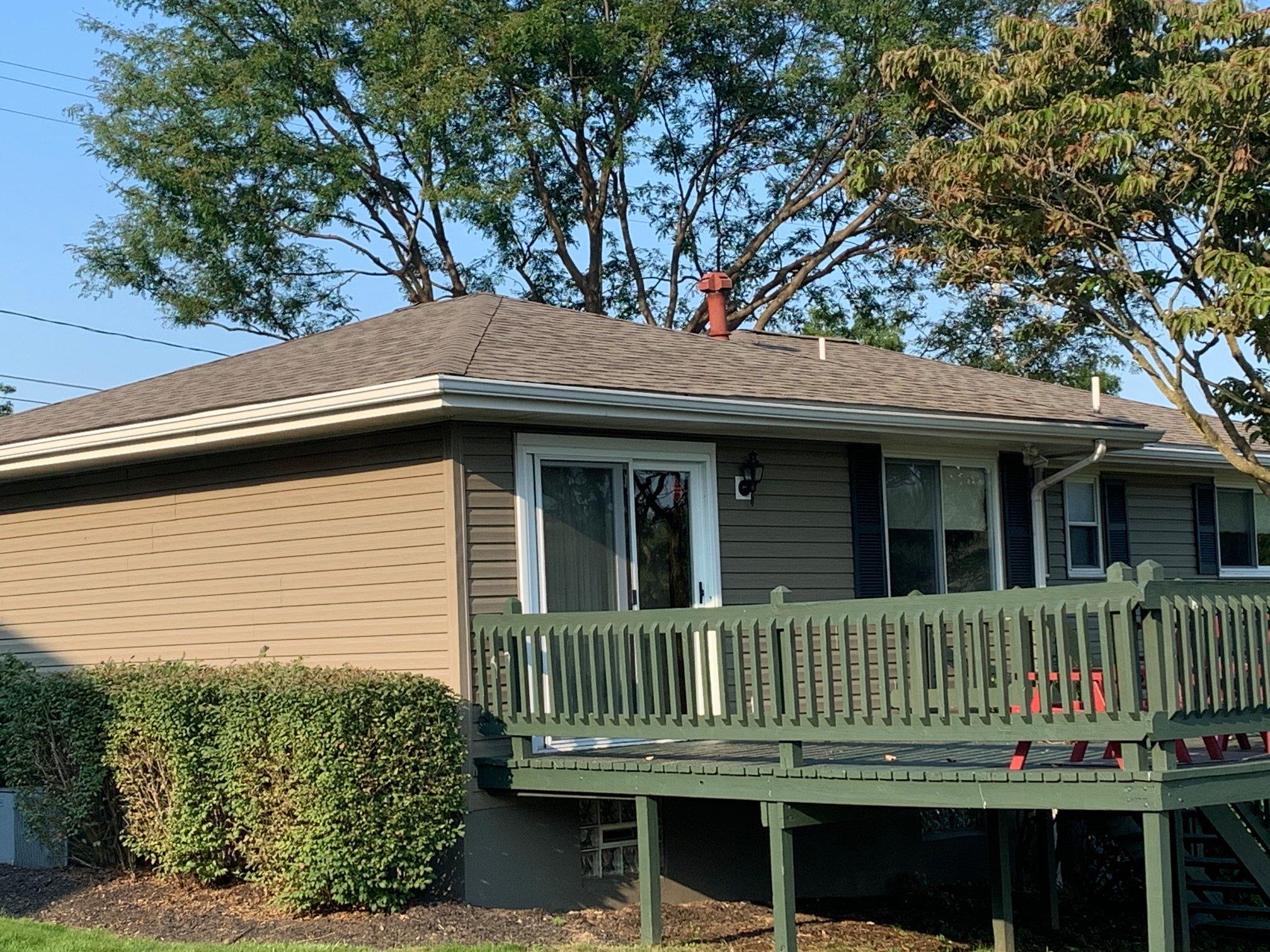 newly renovated green decks