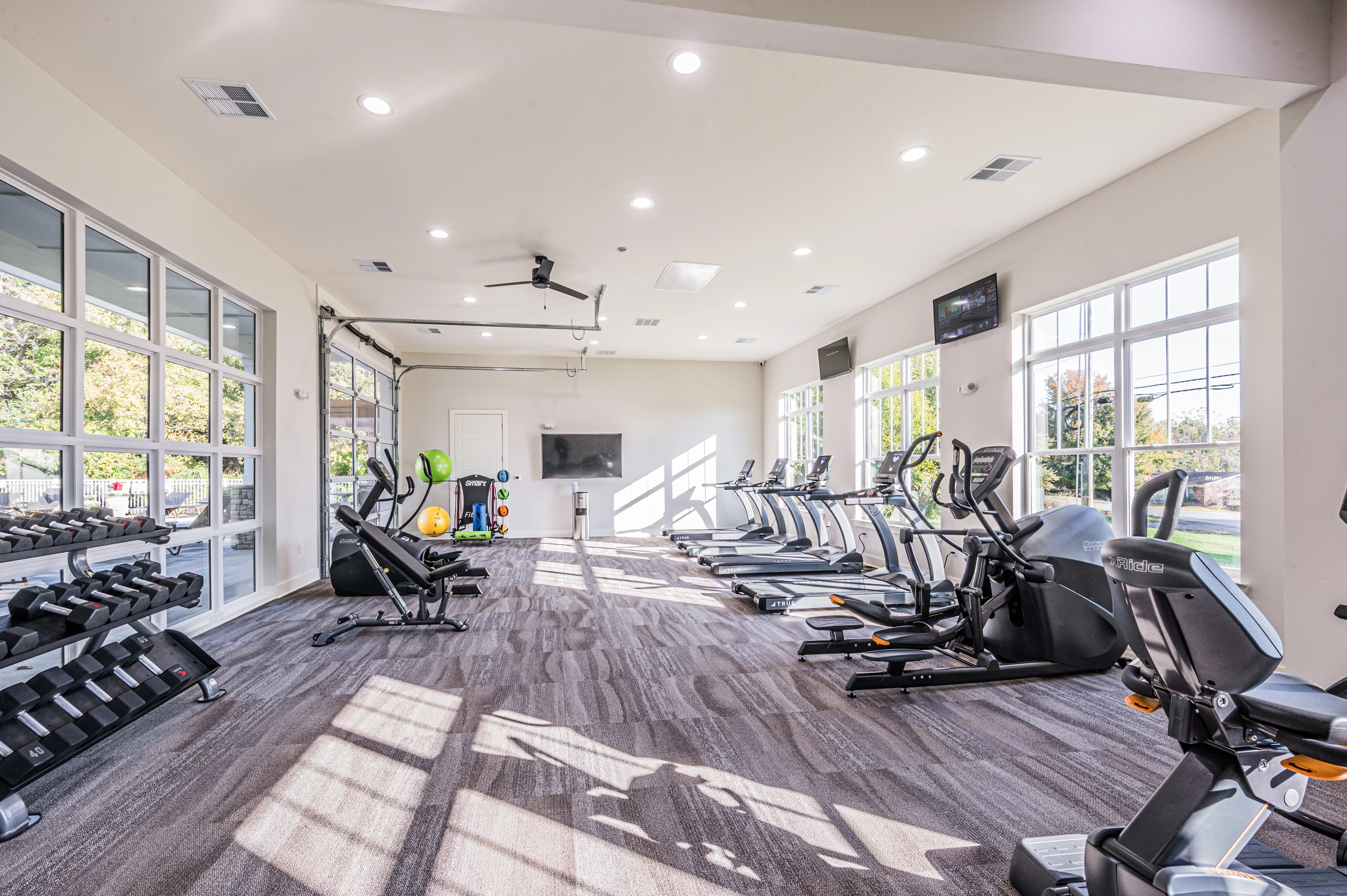 The Reserve’s amenities—gym, pool, or outdoor grills The Reserve’s amenities—gym, pool, or outdoor grills