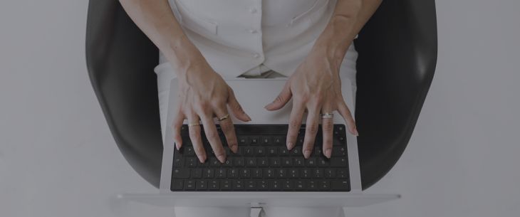 personal brand photo realtor women with laptop