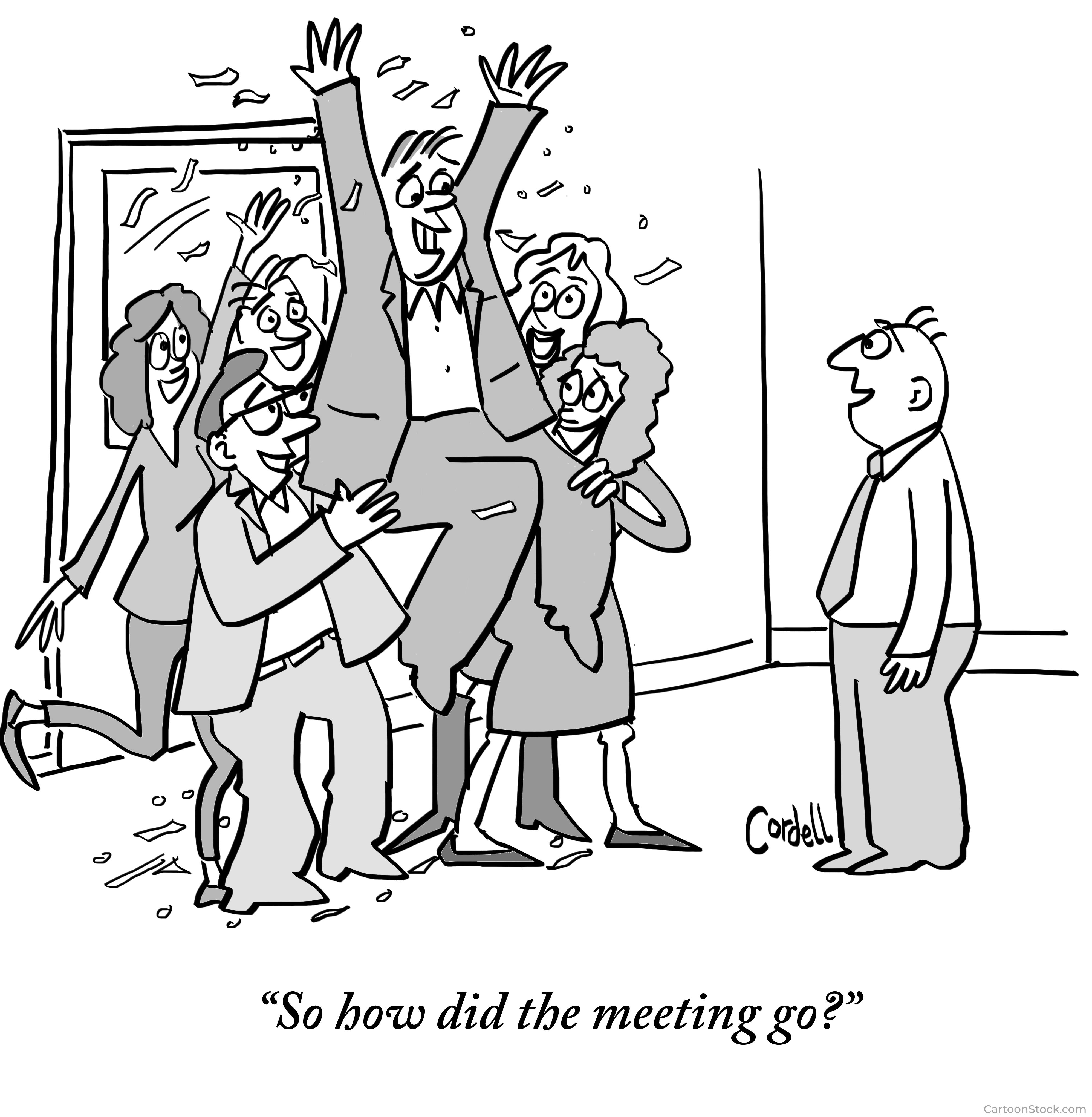 Illustration of meeting checklist
