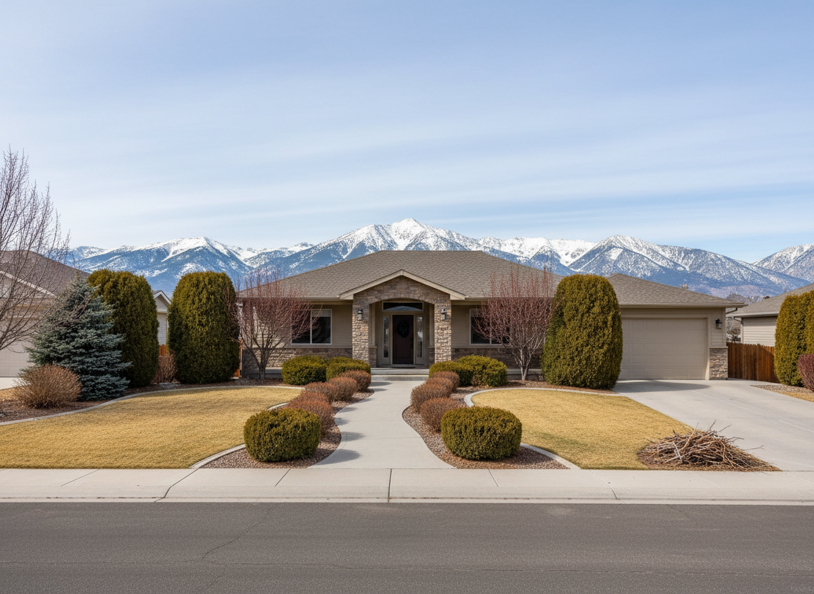 Shrub trimming in North Ogden, Utah