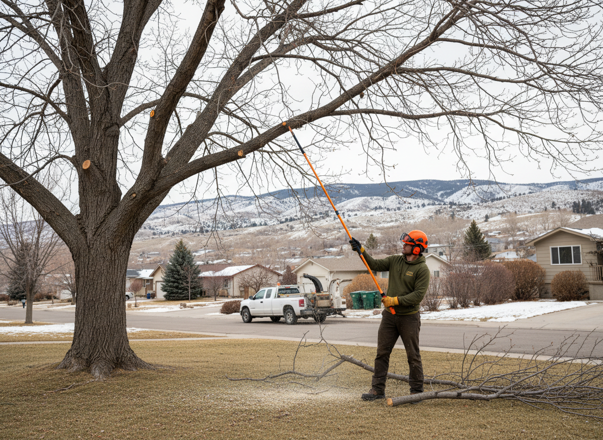 Tree Pruning in North Ogden, UT: Safer Trees, Better Growth, Fewer Storm Issues - close-up of proper pruning cut