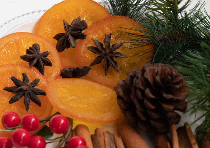 Christmasy scents help create a calm home for the holidays