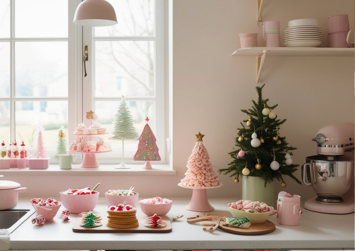 Neat kitchen counters help create a calm home for the holidays