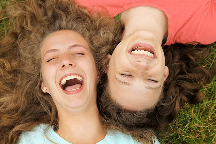 happy girls
